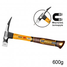 INGCO Σφυρί Προκοβγάλτης Σκεπάδων Μαγνητικό 600g HCH81060